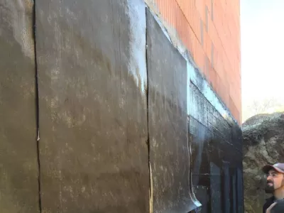 étanchéité de parois verticales entérrées