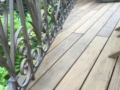 terrasse en bois exotique à ISSOIRE